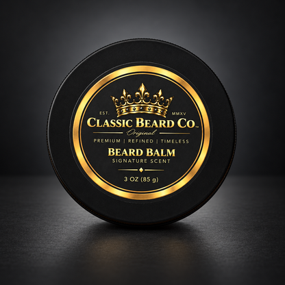 Classic Beard Co. Signature Scent Beard Balm 3 oz front view