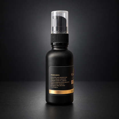 Classic Beard Co. Signature Scent Beard Oil ingredients label